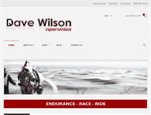 Tablet Screenshot of davewilsonequestrian.com